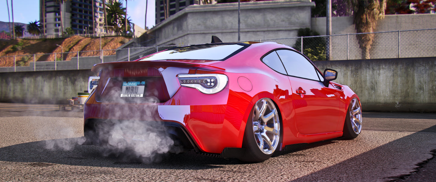 (Debadged) Subaru BRZ with Toy Stanced