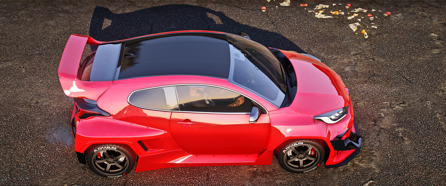 (Badged + Debadged) Toyota GR Yaris Rocket Bunny 2021