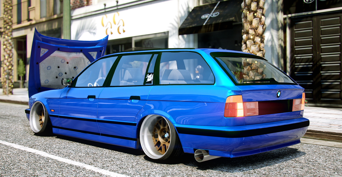 Bmw E34 OM606 Engine Swap + Sunroof + Sidepipe