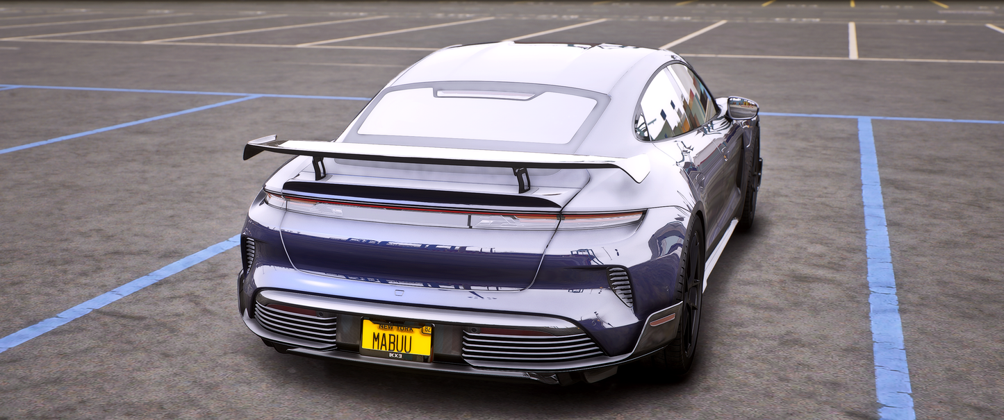 (Debadged + Badged) Porsche Taycan Turbo GT 2025