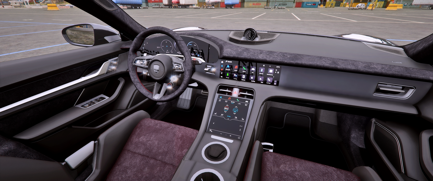 (Debadged + Badged) Porsche Taycan Turbo GT 2025