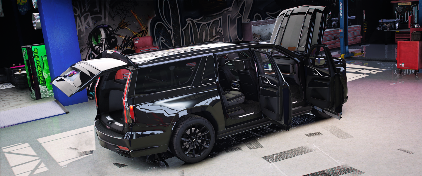 (Debadged + Badged) Cadillac Escalade Concept 2025 [Auto Sunroof]