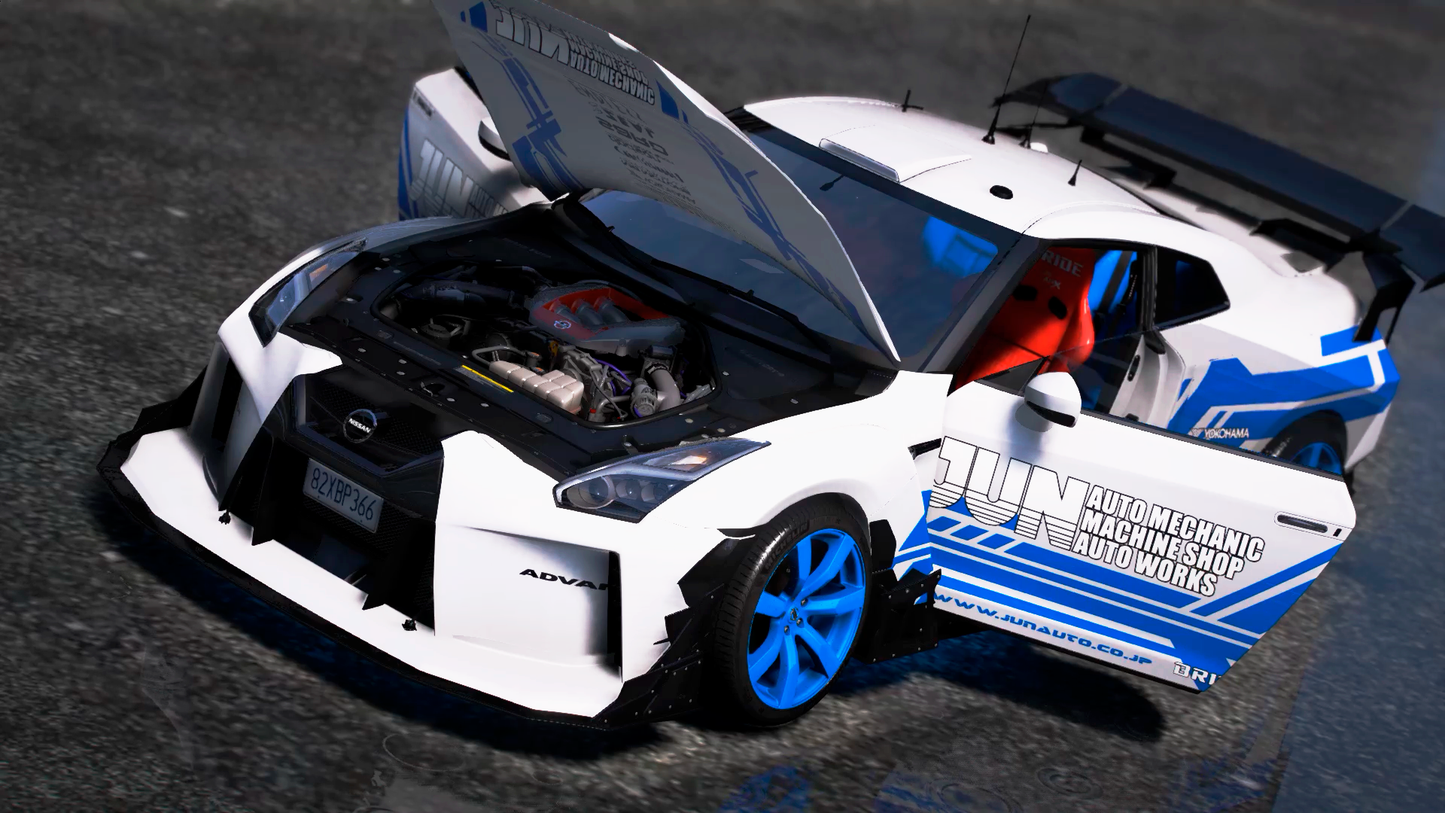 Nissan gtr Transformes Kits [+100 tuning parts + 19 Liveries]