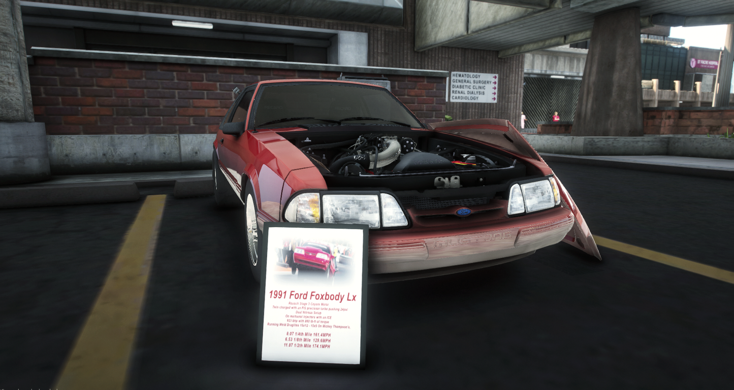 (Debadged + Badged) 1991 Ford Foxbody LX Coyote Swapped