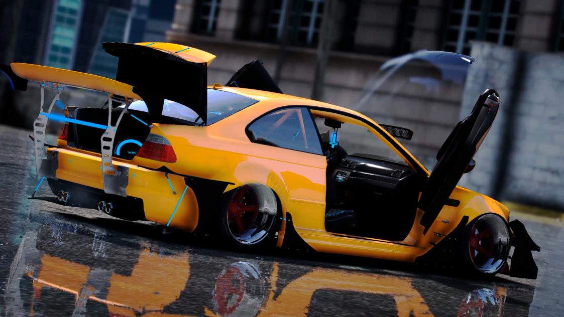 BMW E46 Widebody Stance Custom