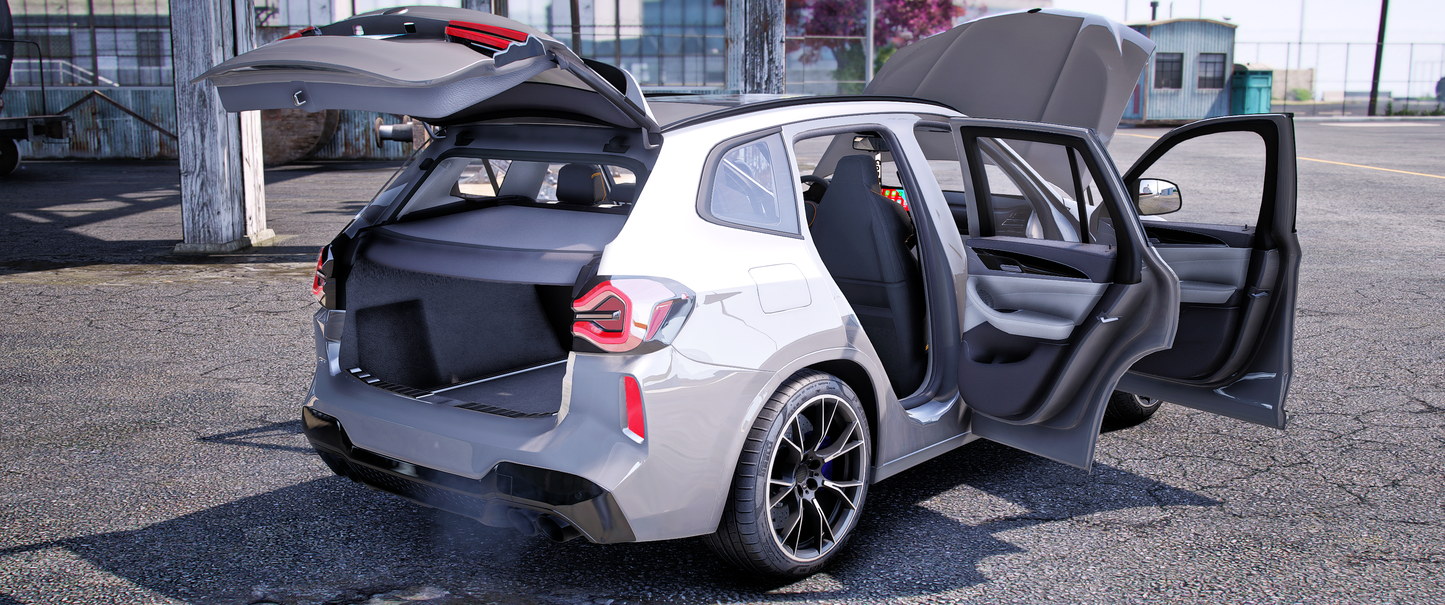 (Debadged + Badged) BMW X3M 2023 [Auto Roof]