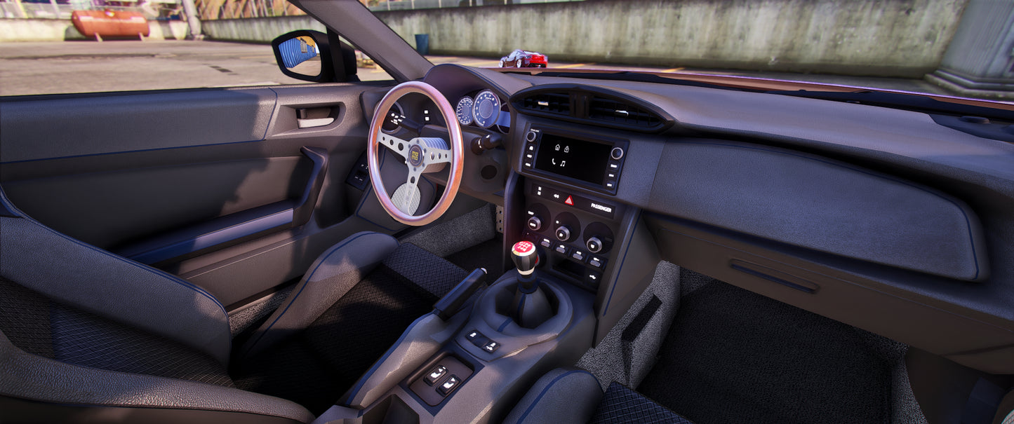 (Debadged) Subaru BRZ with Toy Stanced