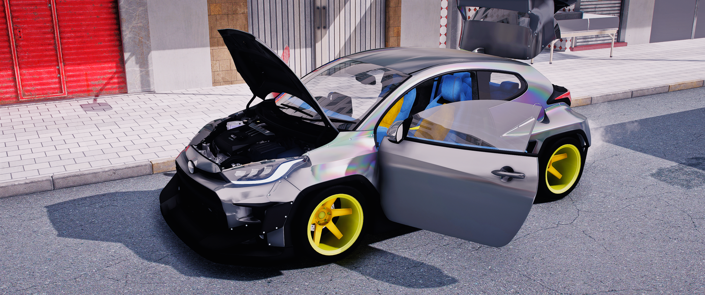 (Debadged + Badged) 2021 Toyota GR Yaris Widebody