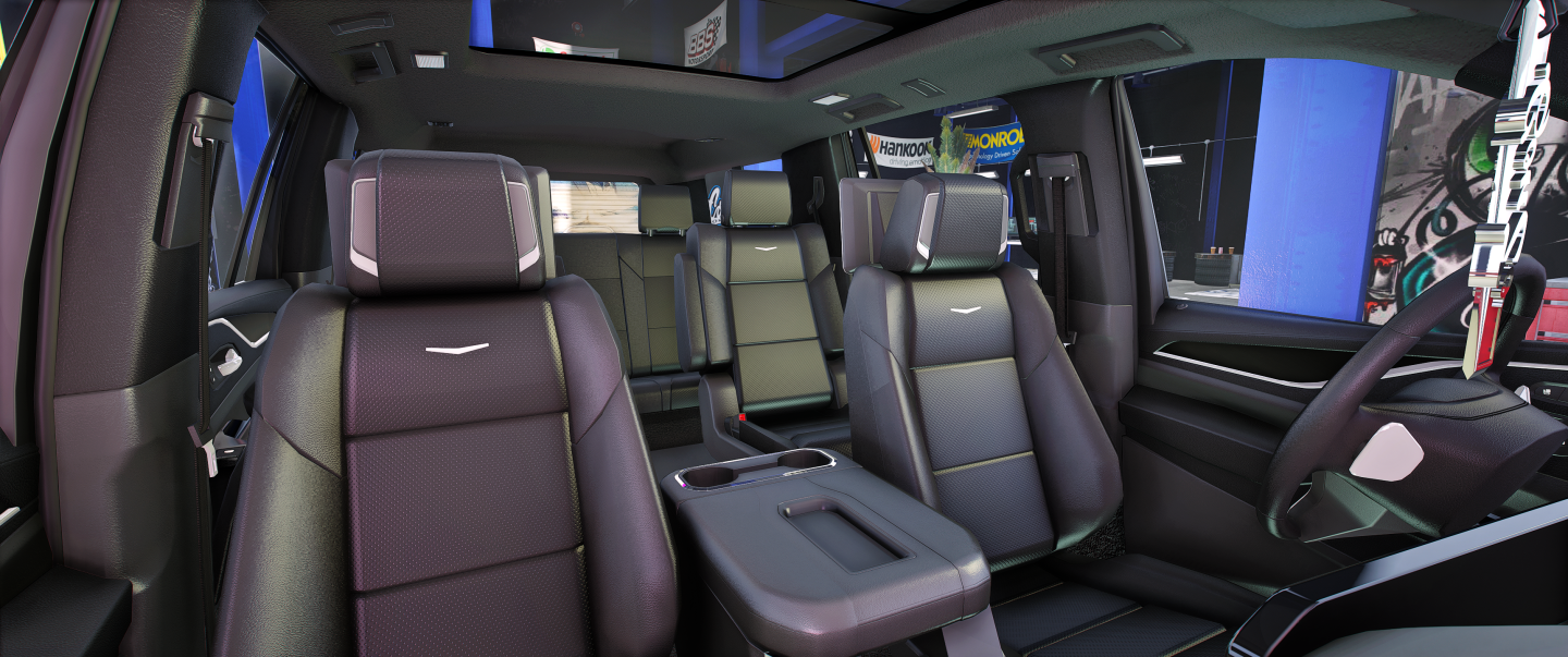 (Debadged + Badged) Cadillac Escalade Concept 2025 [Auto Sunroof]