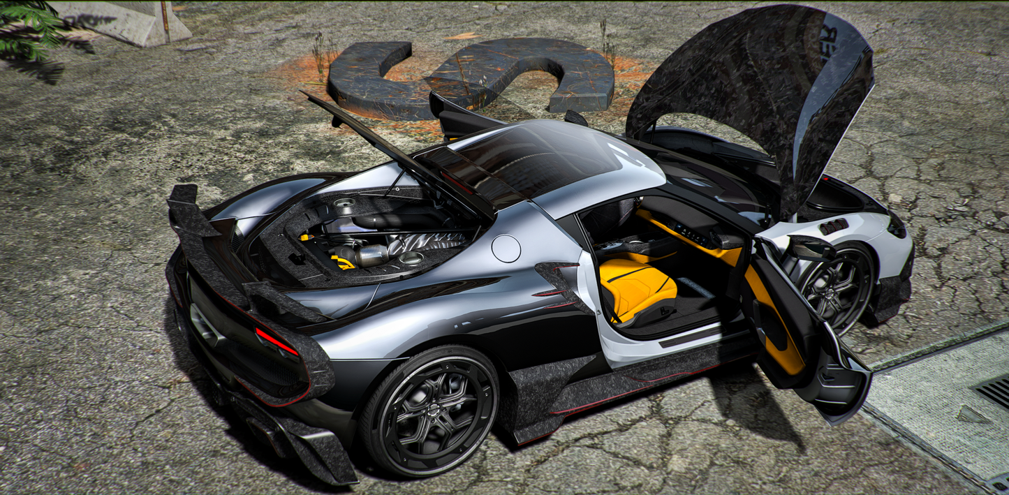 (Debadged) Ferrari 296 Mansory Custom