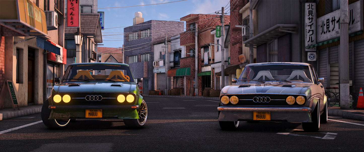 Audi 100 SC1 2 cars pack