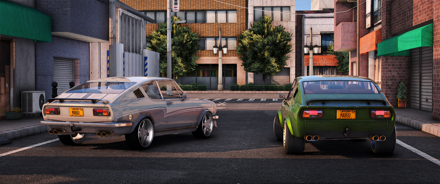 Audi 100 SC1 2 cars pack