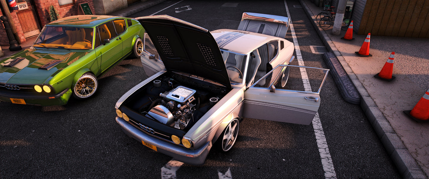 Audi 100 SC1 2 cars pack
