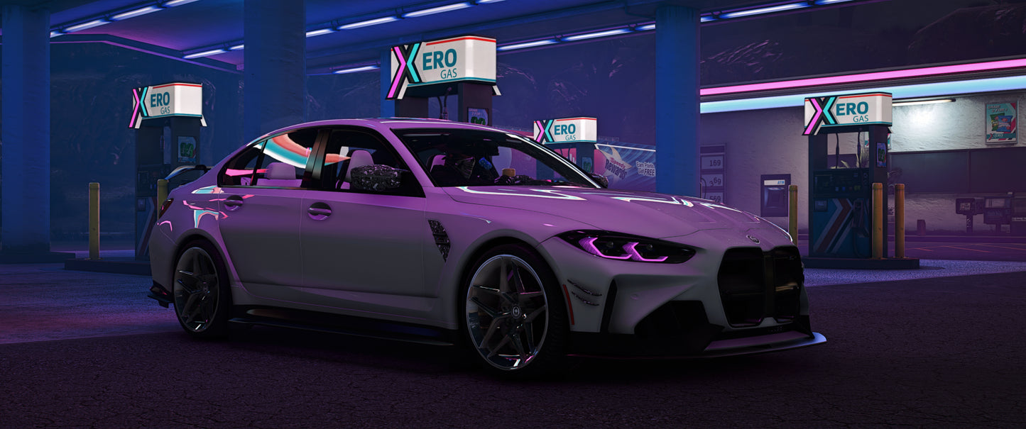(Debadged) BMW M3 ADRO x HRE (5 Seater) [Animation Window]