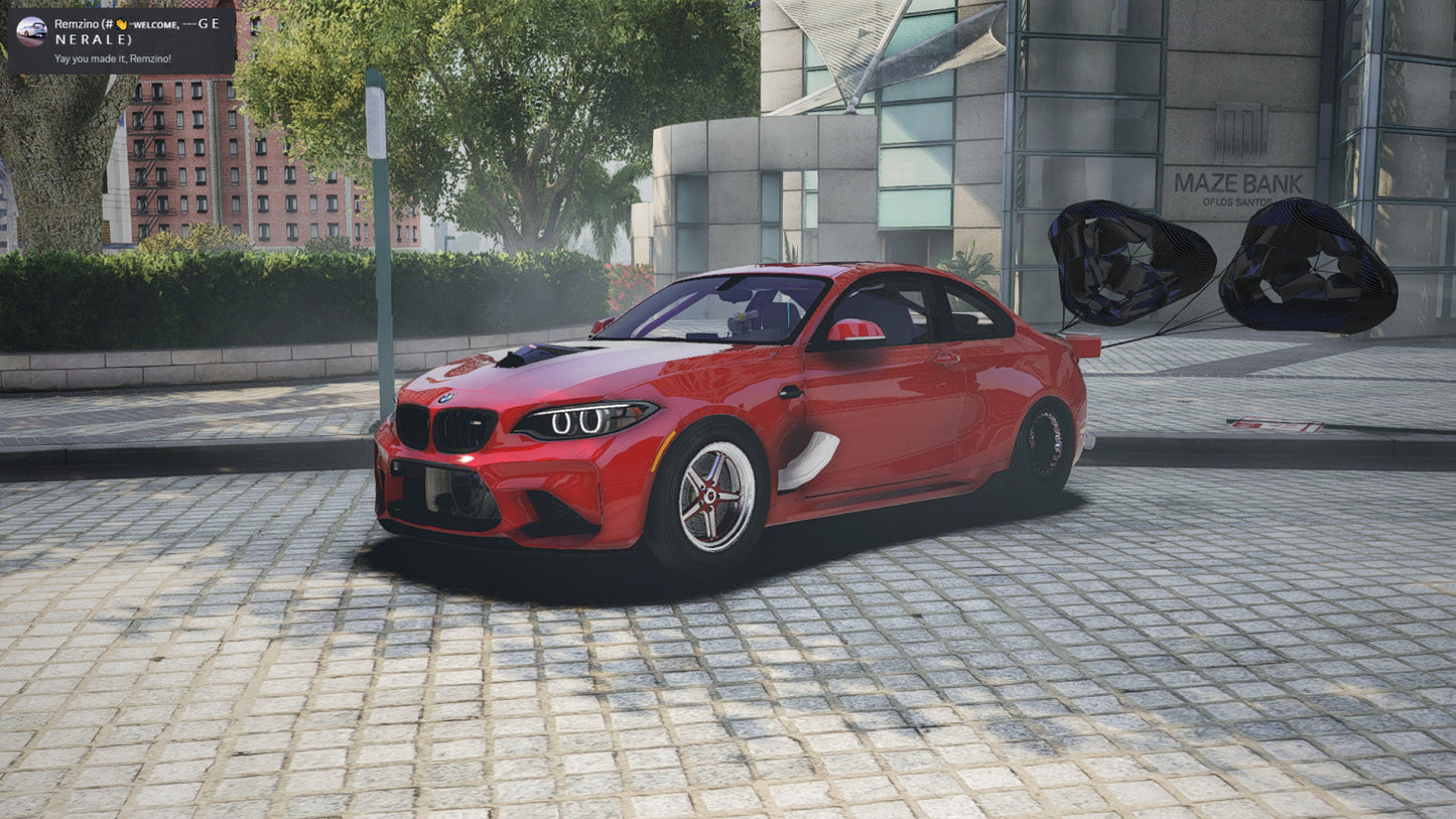 Big Turbo LS Swapped Drag BMW M2 On Slicks