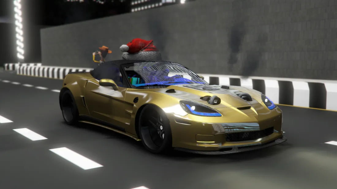 Chevrolet Corvette C6 ZR1 with Fast LSXR 102 Twin Turbo