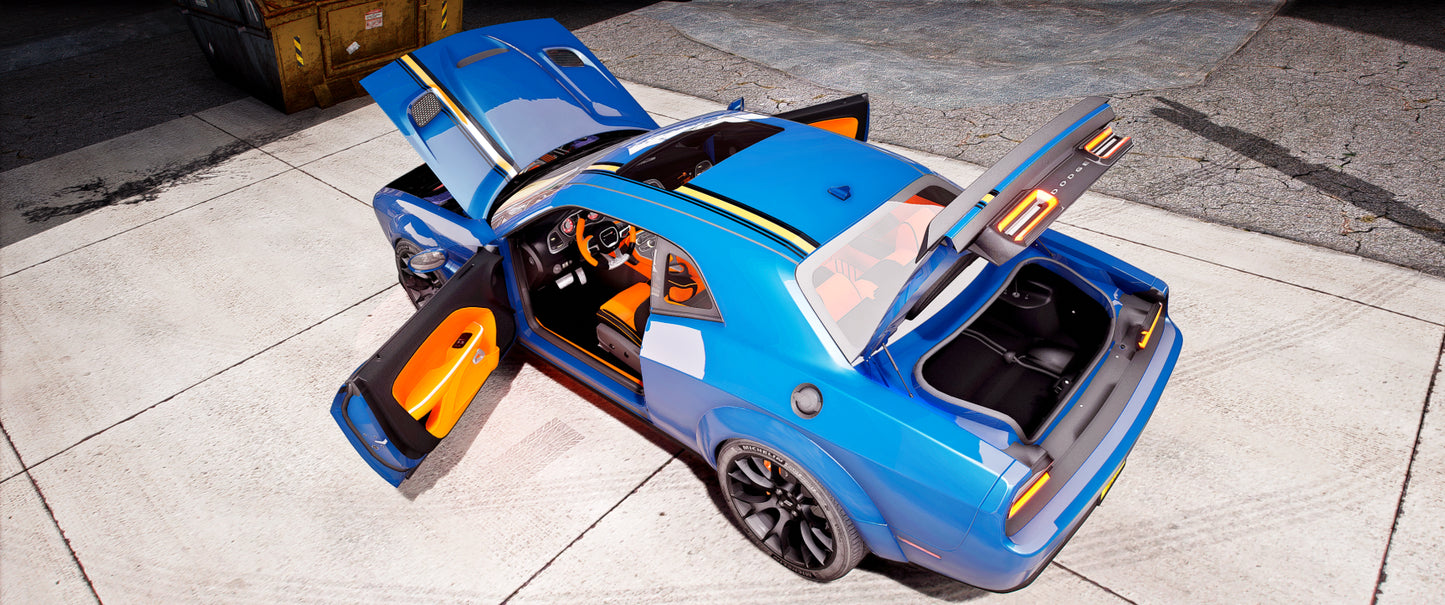 Custom 2022 Dodge Challenger Last Call Hemi Orange Edition Scatpack