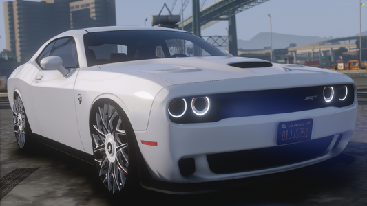 Dodge Challenger Slimbody Hellcat On Blocca Forgiatos