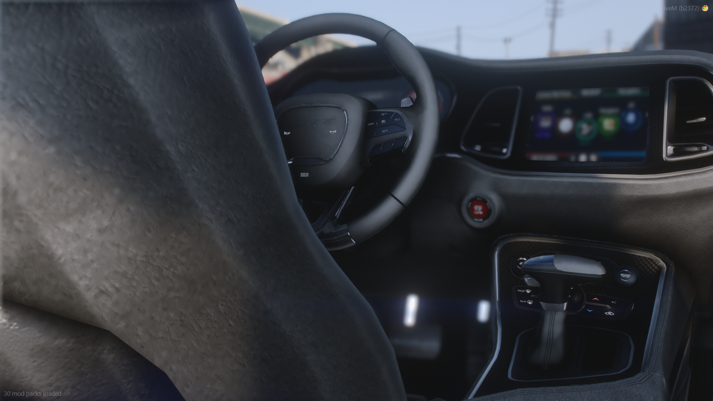 Dodge Challenger Slimbody Hellcat On Blocca Forgiatos