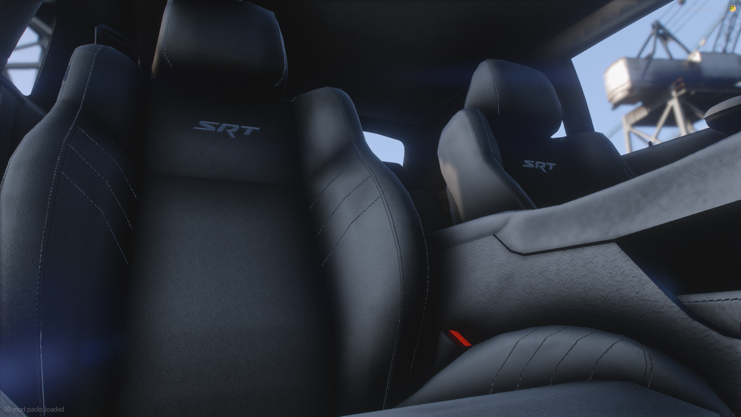 Dodge Challenger Slimbody Hellcat On Blocca Forgiatos