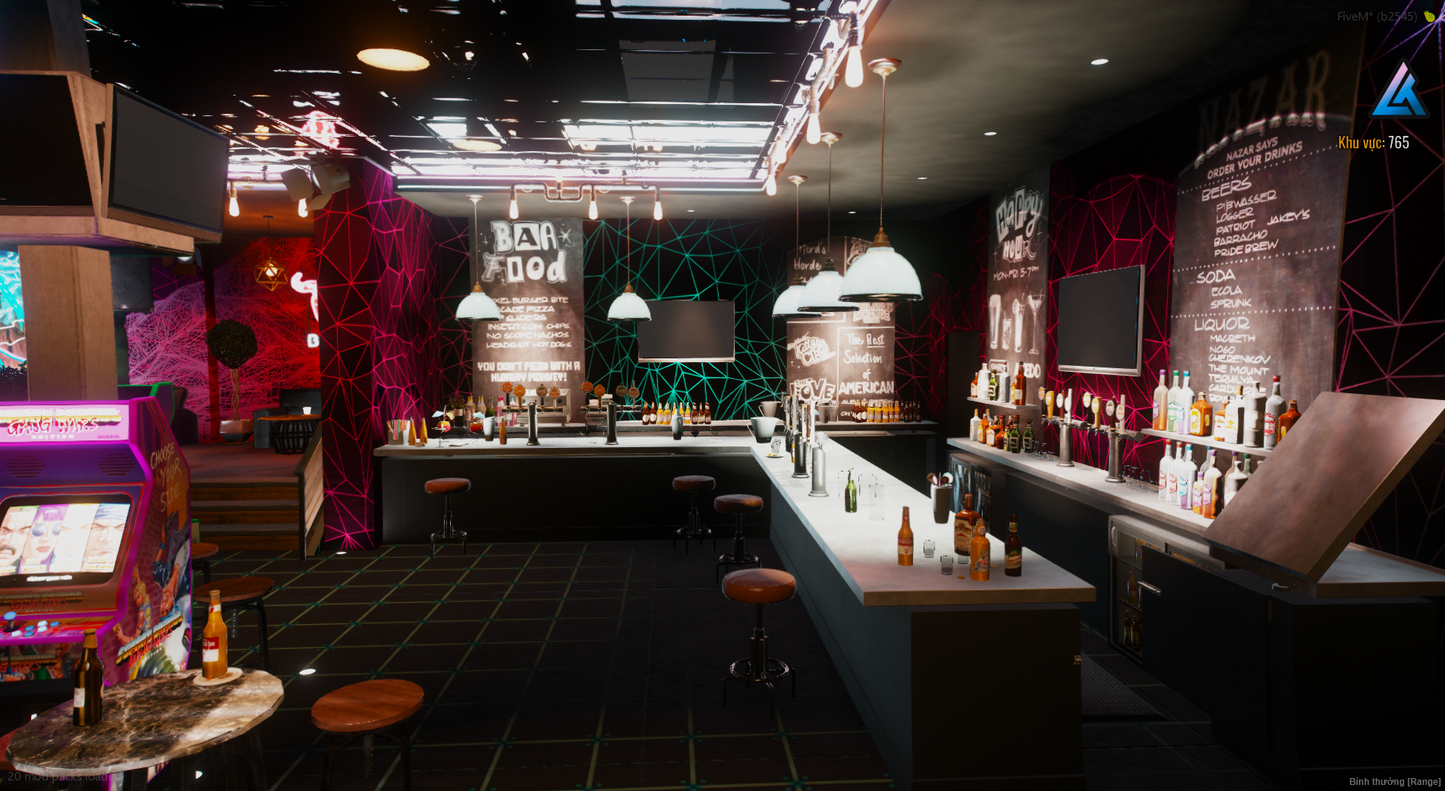 [MLO] Open Interior Arcade Bar. Overview