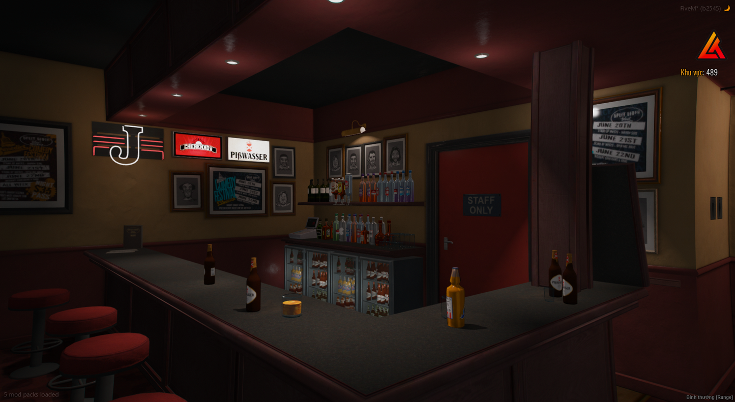 [MLO] Open Interior Stand Up cafe Overview