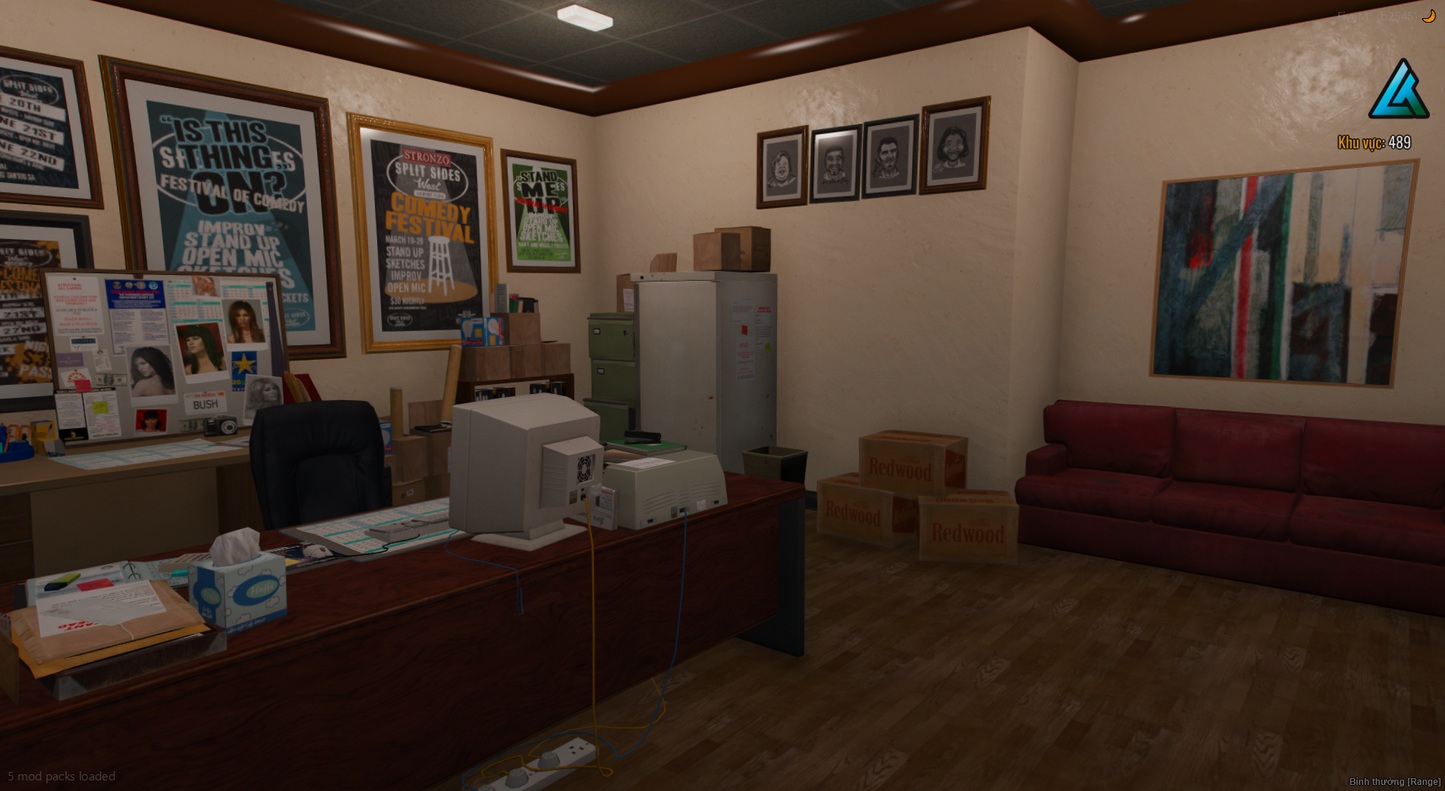 [MLO] Open Interior Stand Up cafe Overview