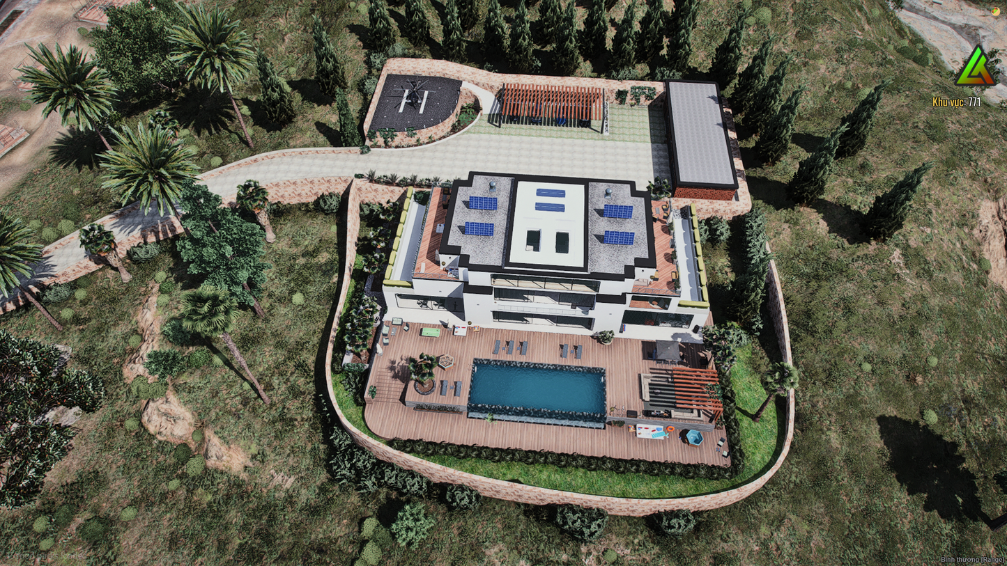 [MAP + MLO] French Villa Fixed