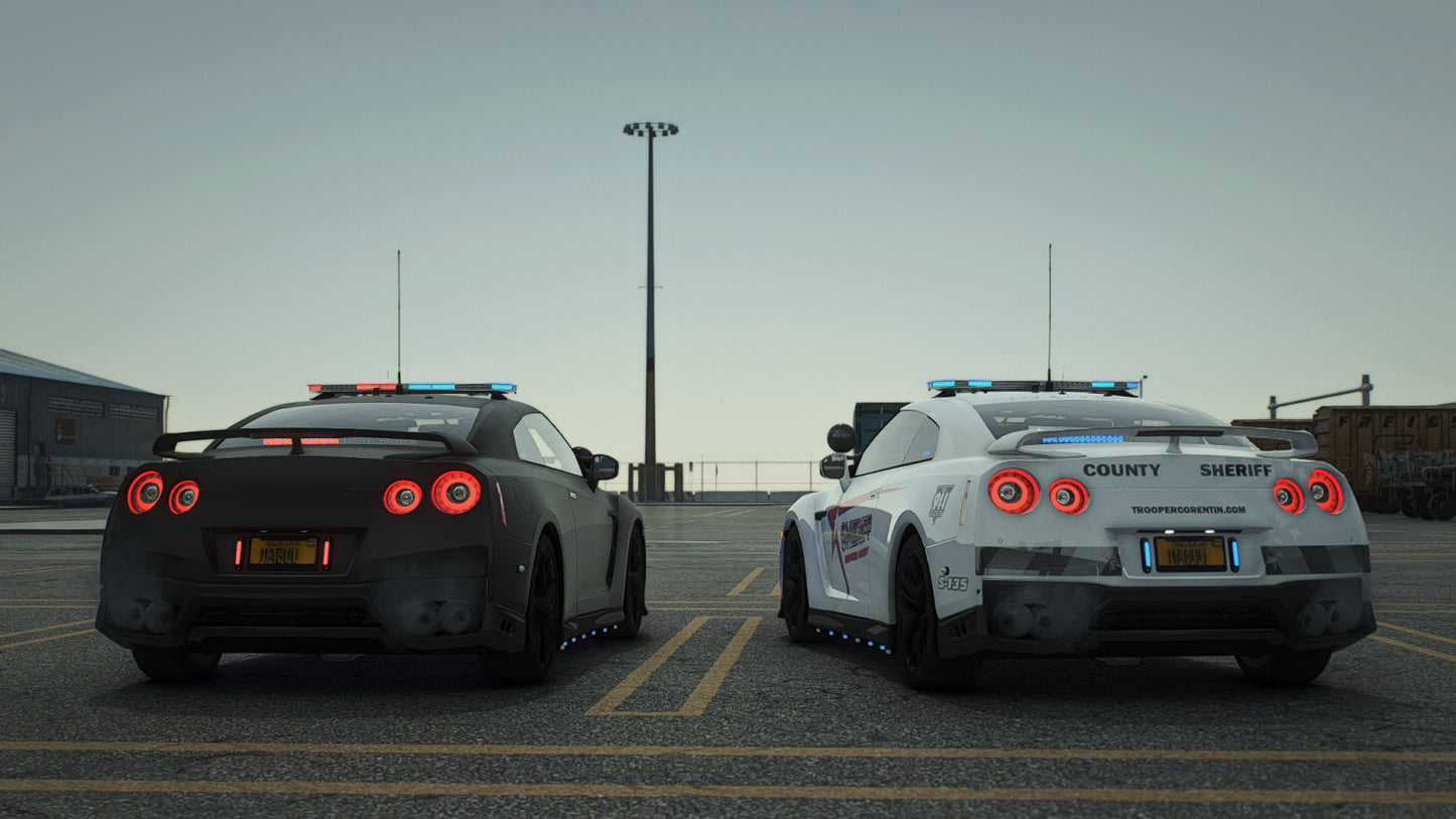 [Non ELS] 2018 Police Nissan GTR