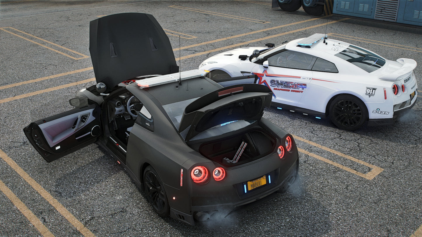 [Non ELS] 2018 Police Nissan GTR