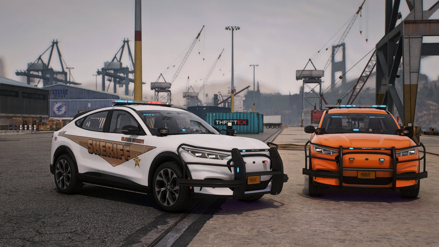 [Non ELS] 2022 Police Ford Mustang Mach-E