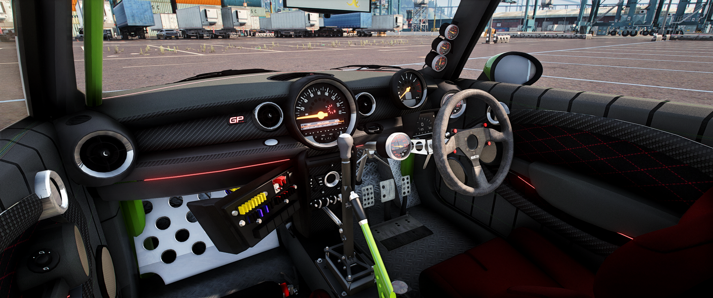 Mini Cooper Mario Kart Edition [Dinamic RGB Lights]