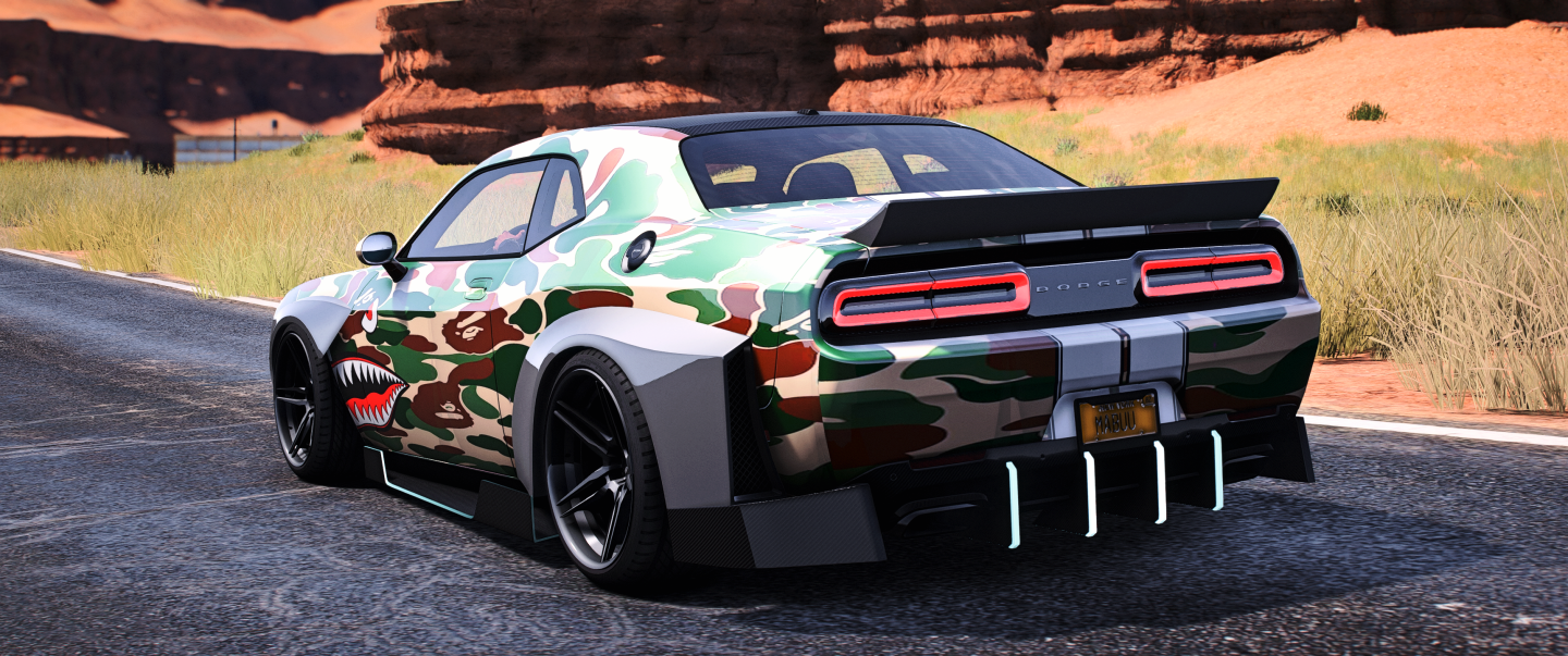 2024 DODGE HELLBEAST WIDEBODY BAPE EDITION