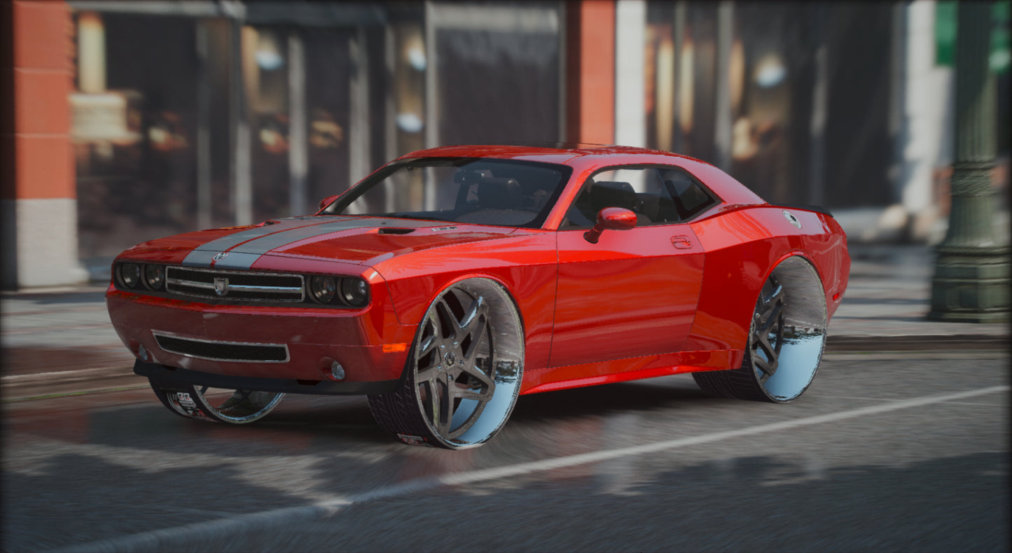 Dodge Challenger Widebody on Forgiatos