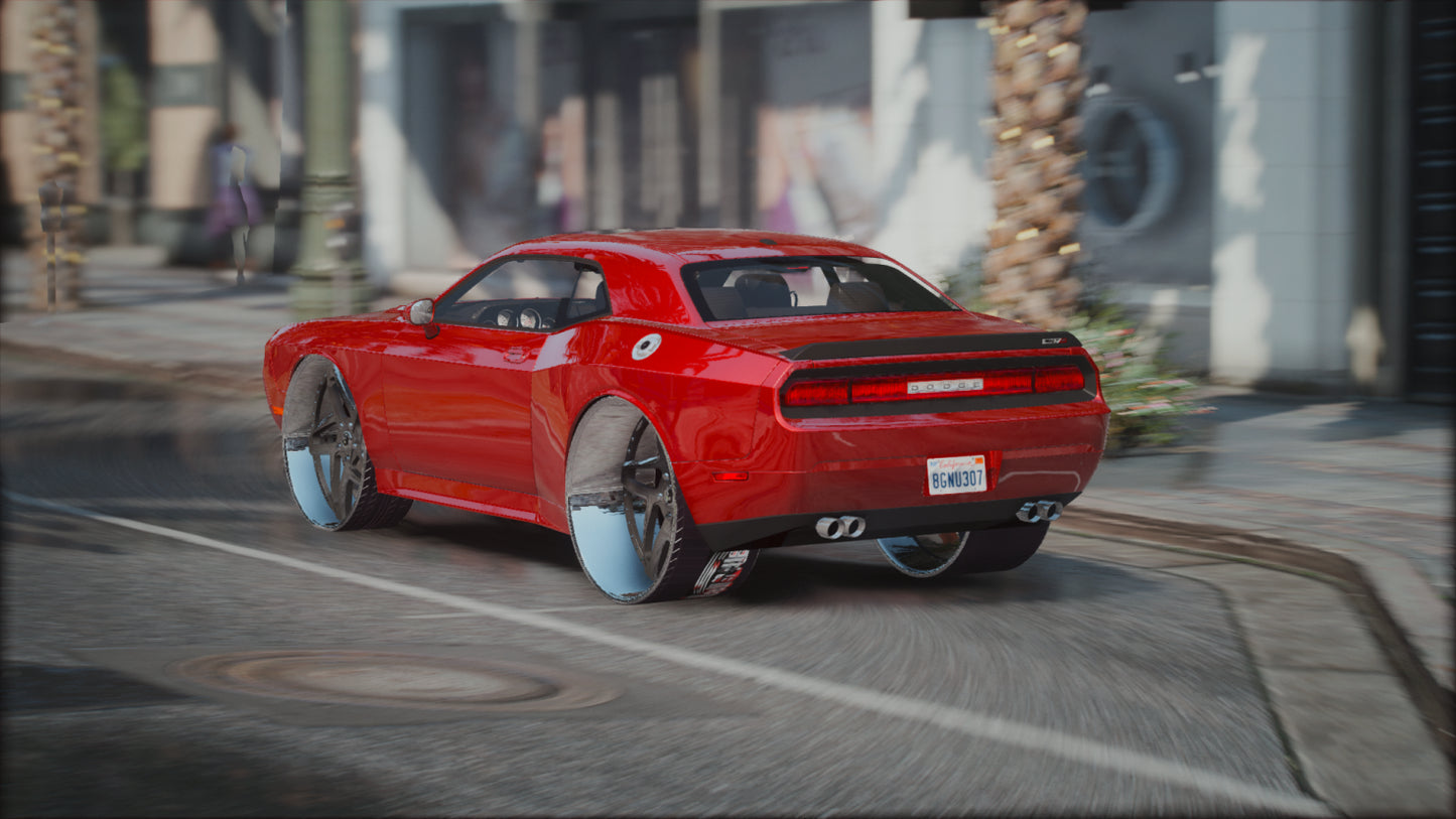 Dodge Challenger Widebody on Forgiatos