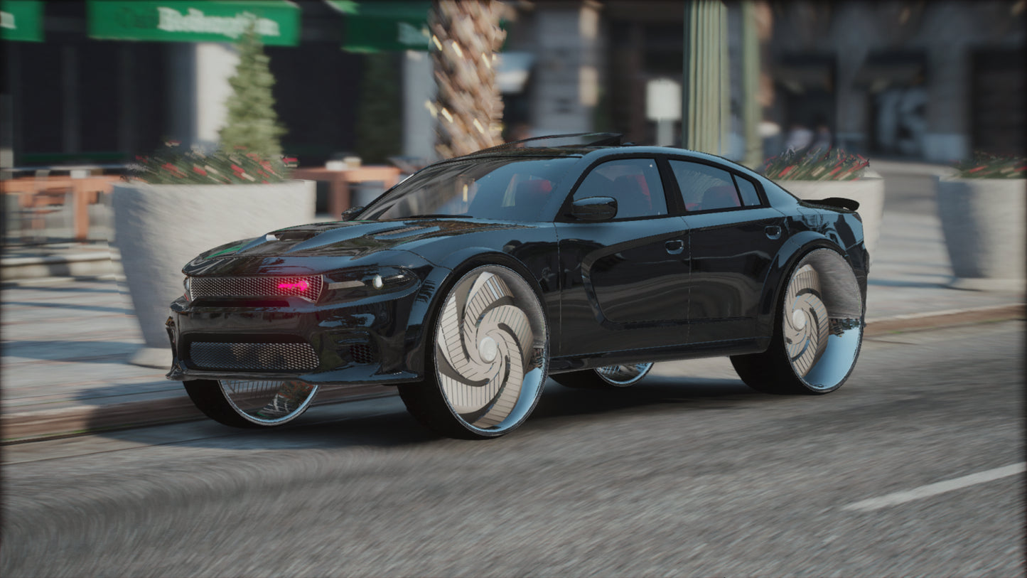 2021 Dodge Charger Donk Spiners