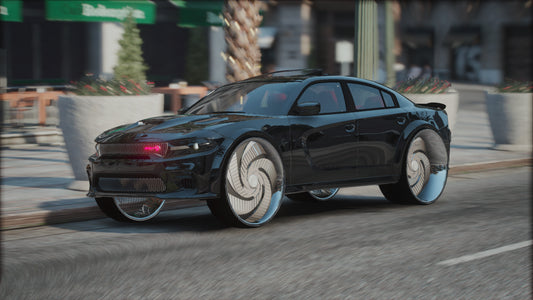 2021 Dodge Charger Donk Spiners