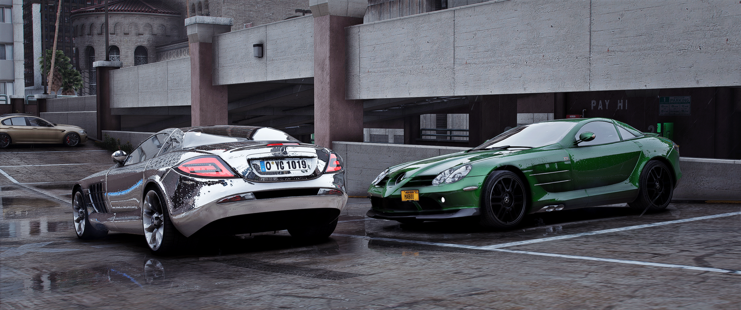 Mercedes Benz SLR McLaren and 722 Edition