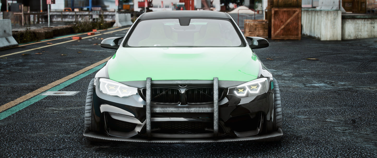 2018 BMW M4 Shirokai Widebody Animated Windows 5 Liveries