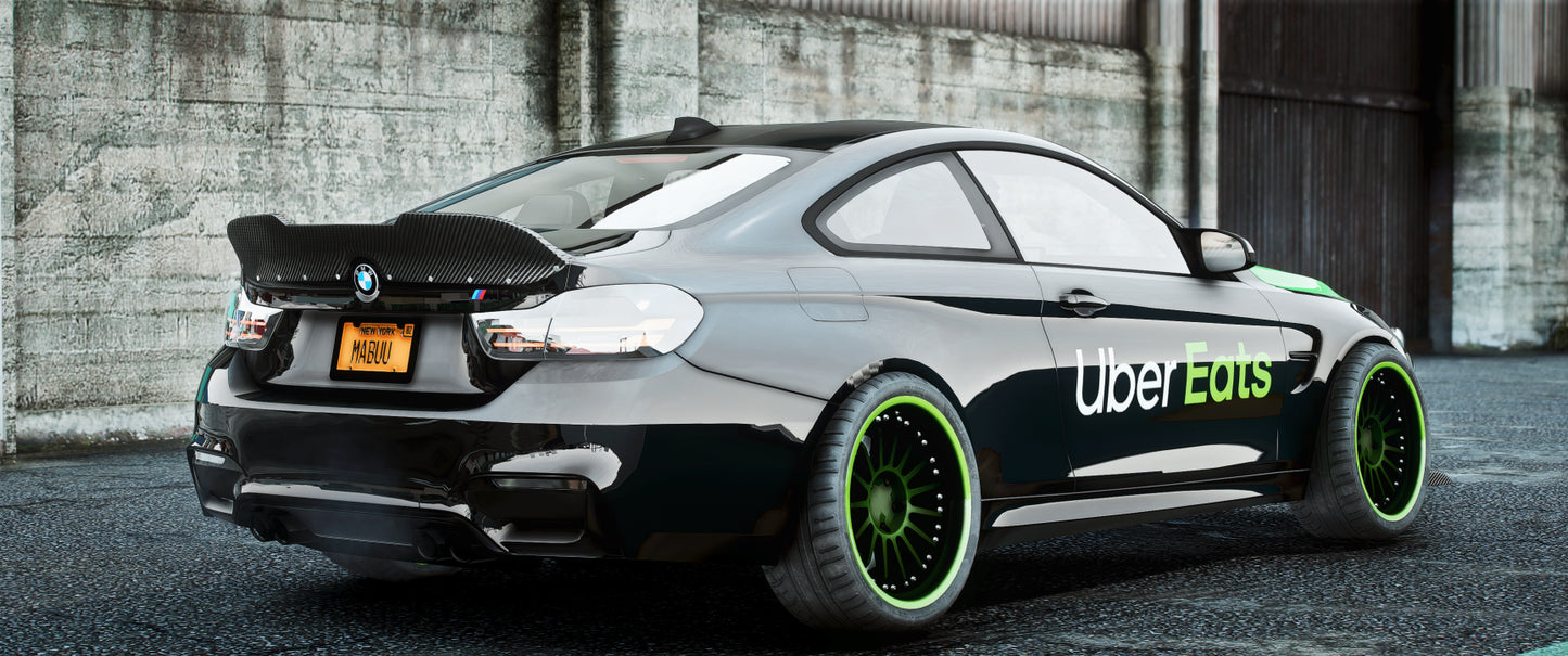 2018 BMW M4 Shirokai Widebody Animated Windows 5 Liveries