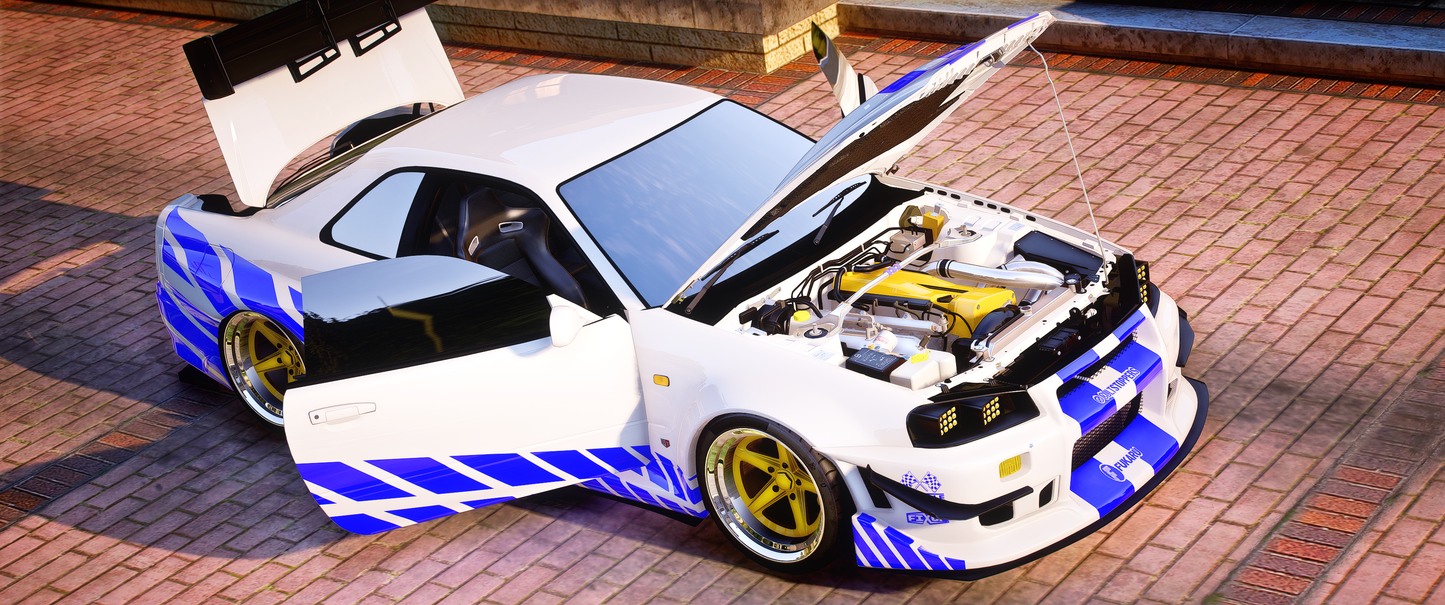 (Debadged) Nissan R34 Richktor