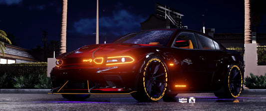 Widebody Jailbreak Dodge Charger Redeye with chains