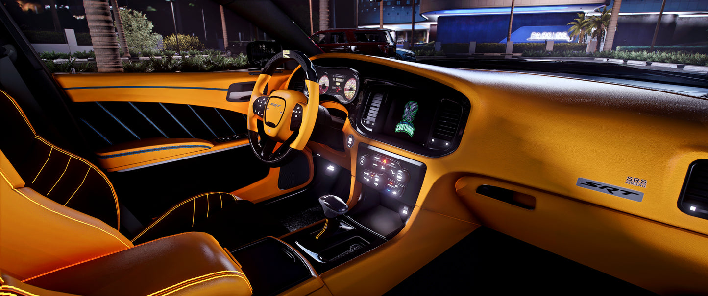 Widebody Jailbreak Dodge Charger Redeye with chains