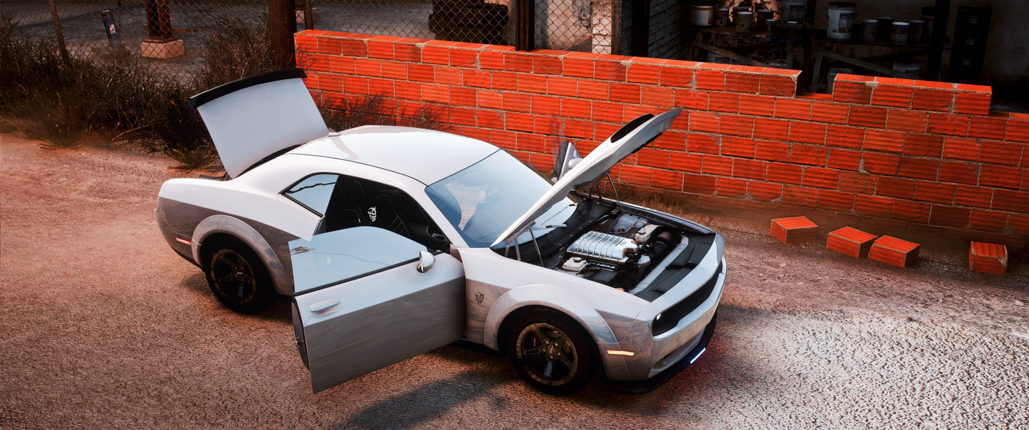 Dodge Challenger SRT Police Modern Lights