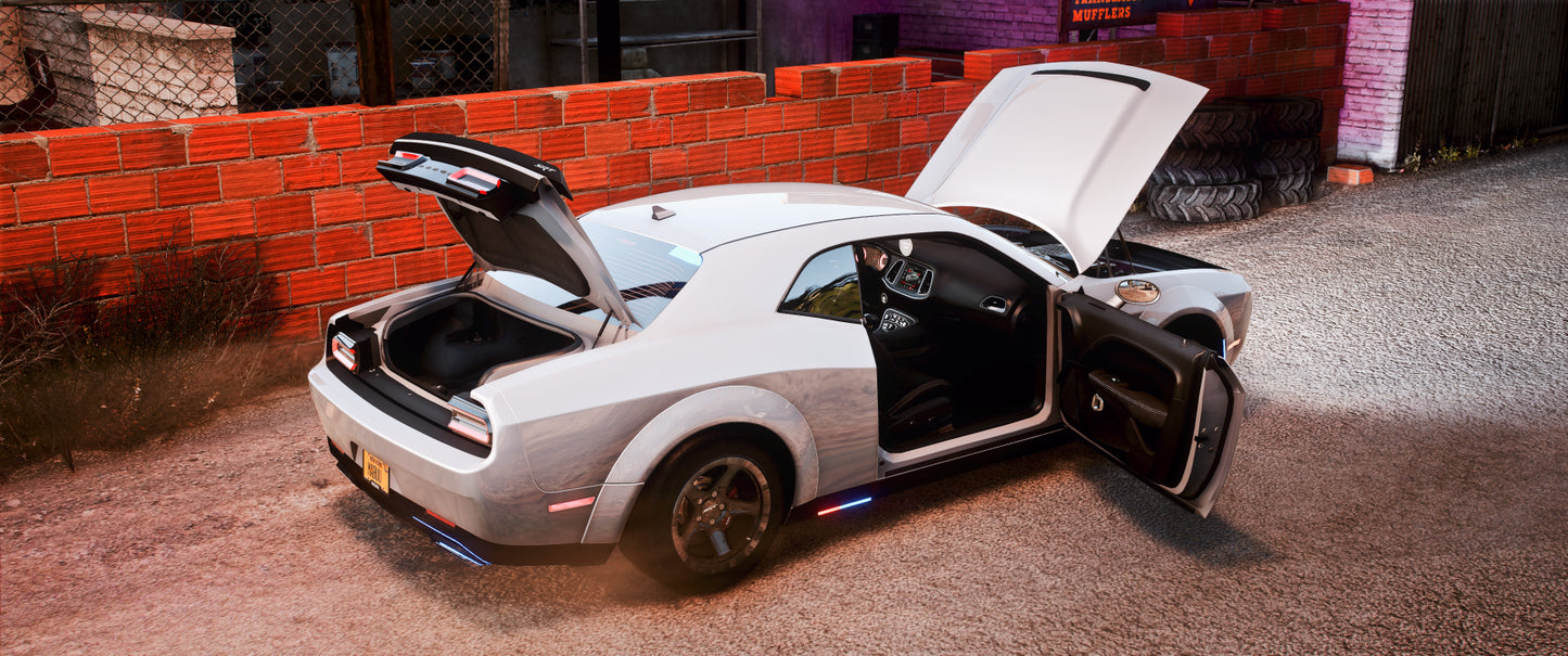 Dodge Challenger SRT Police Modern Lights