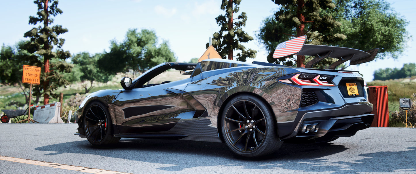 Custom 2023 Chevrolet Corvette C8 1200HP Hennessey Performance [Auto Roof]