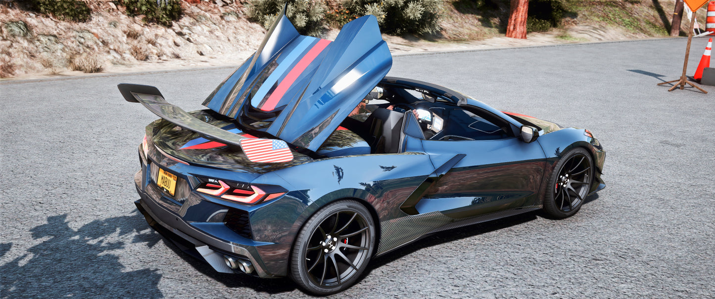 Custom 2023 Chevrolet Corvette C8 1200HP Hennessey Performance [Auto Roof]