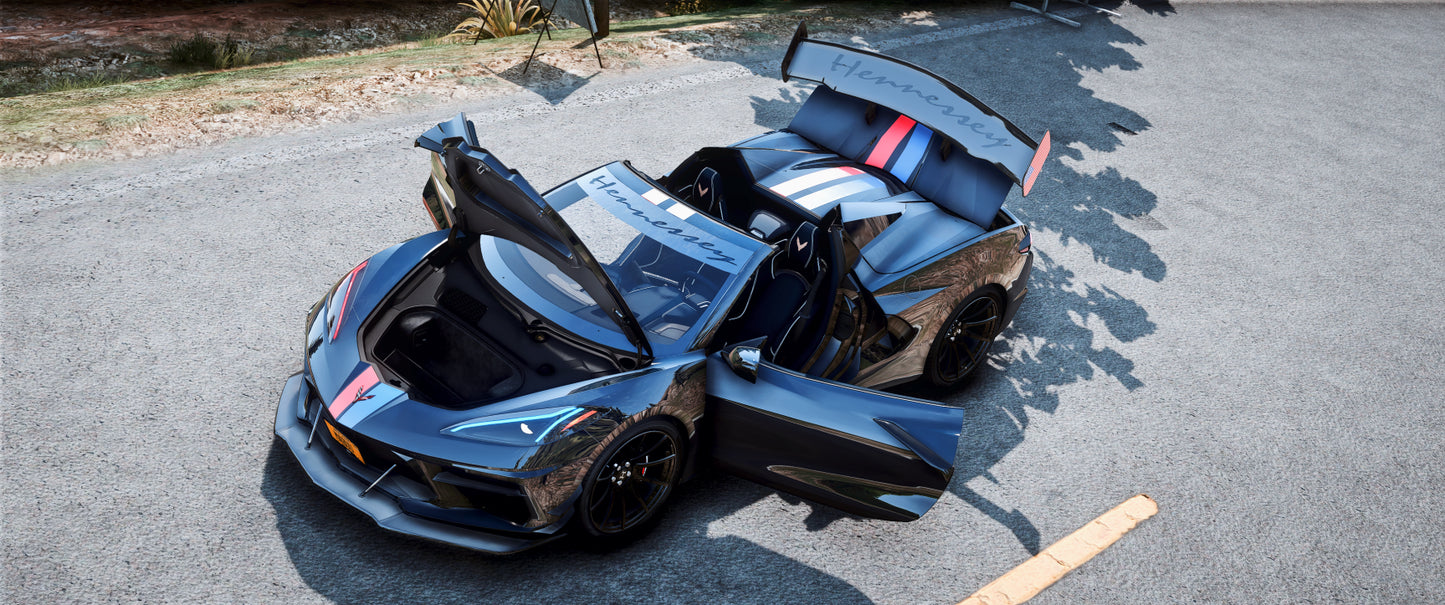 Custom 2023 Chevrolet Corvette C8 1200HP Hennessey Performance [Auto Roof]
