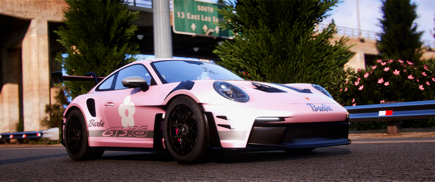 The Barbie Specced Porsche GT3 RS