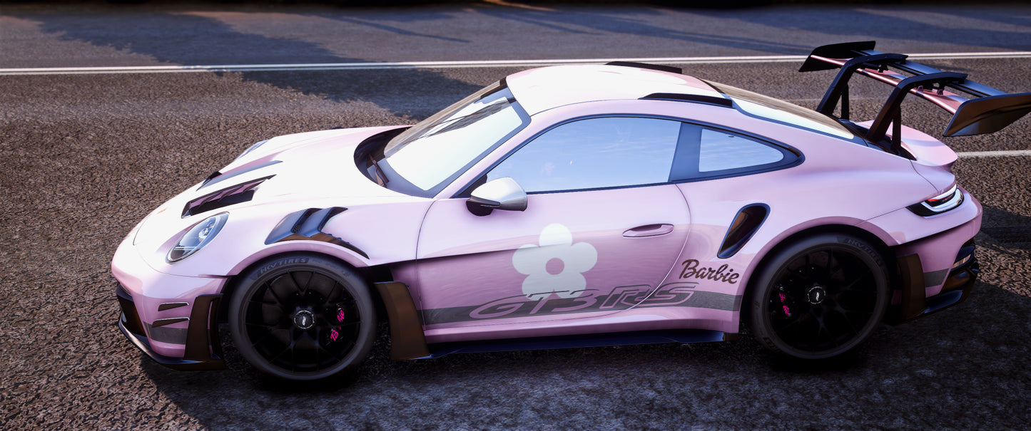 The Barbie Specced Porsche GT3 RS
